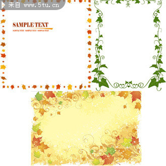 ��ɫ�����뻨Ҷ����