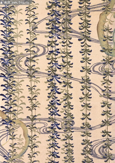 植物布纹图片