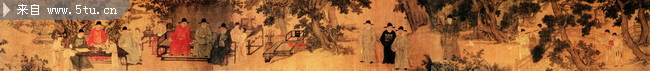 超长古代人物国画图片