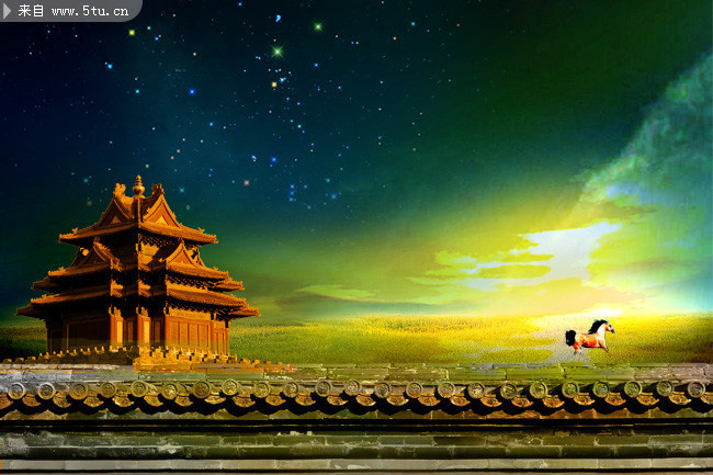 Ψ��ҹ�շ羰ͼƬ �Ŵ�¥�󱳾�