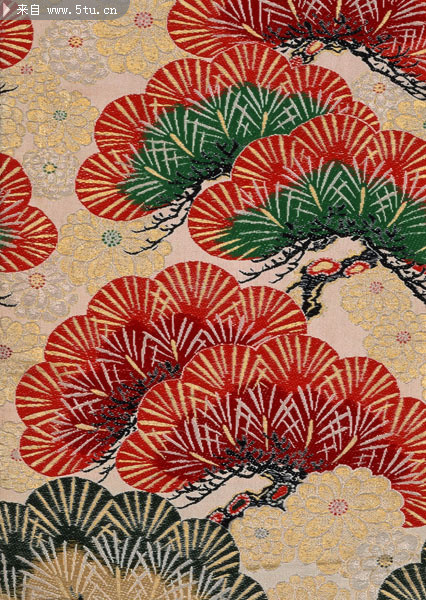 日本印花图案 挂毯花纹