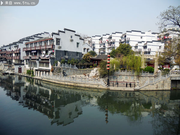 秦淮城市风景图片