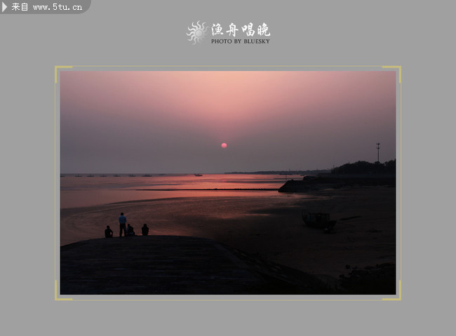 大海看日出图片 海洋风光图片