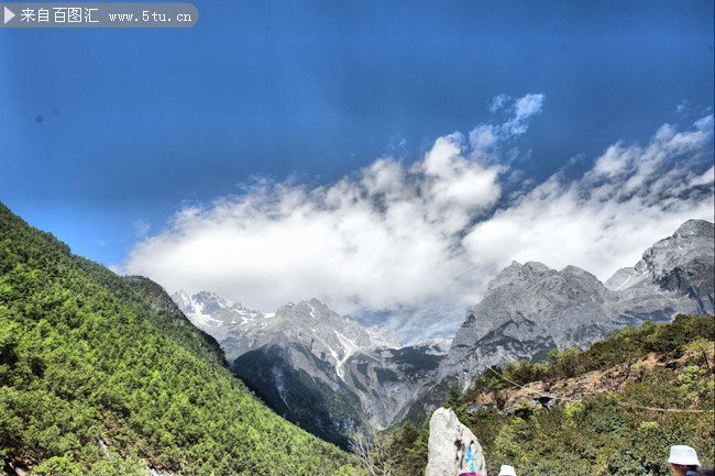 高山景色素材图片