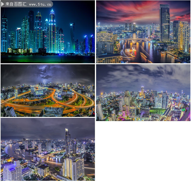 城市夜景图片