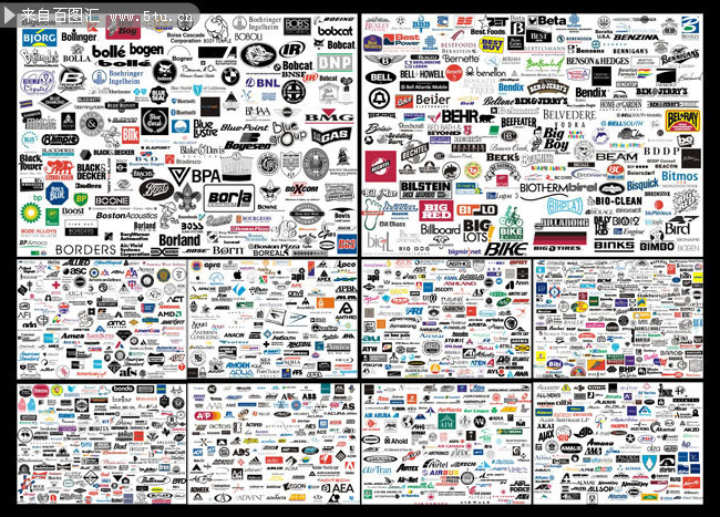 世界知名企业LOGO素材集合