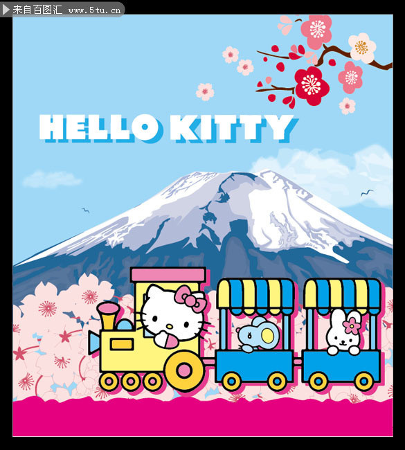 kittyè ��ͯ�廭�ز�