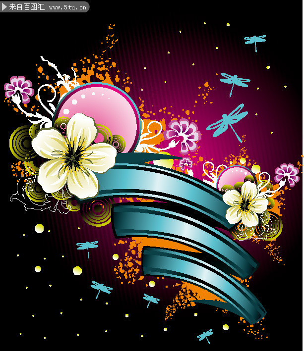 时尚潮流花纹