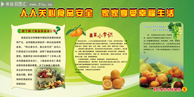 食品安全小常识展板下载
