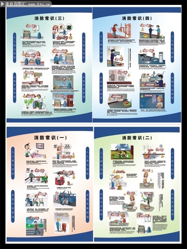 消防知识挂图设计