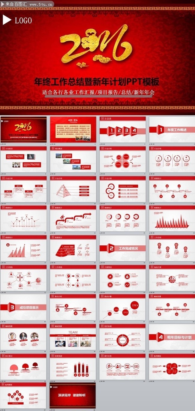 ��ɫϲ�칤������PPT�ز�
