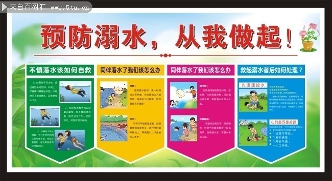 预防溺水宣传口号