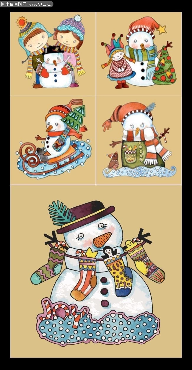 ��ͨѩ�˲廭ͼƬ�ز�