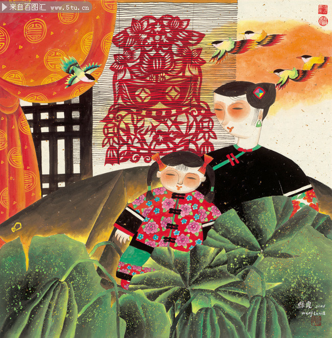 装饰画 夏_近现代_王绿霞