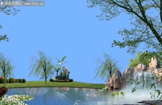 ��԰���ۼ�ɽ�ٲ�ͼƬ�ز�