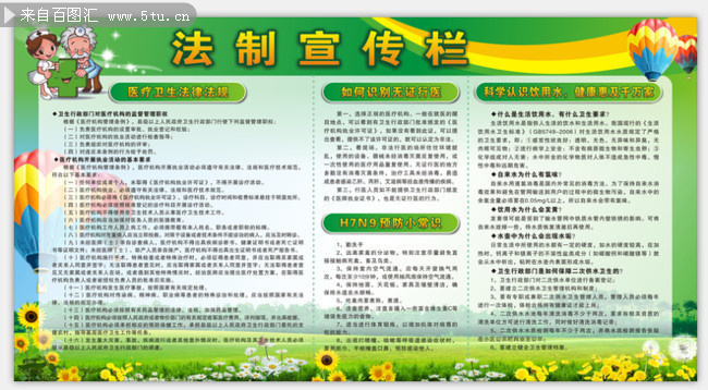 医疗卫生法律制度展板脱皮