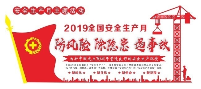 防风险除隐患遏事故安全月文化墙图片