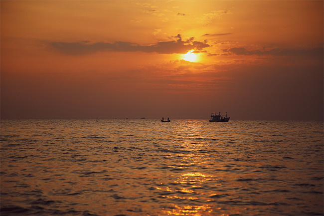唯美的夕阳美景图片