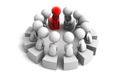 聚会的3D小人图片