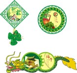 端午节矢量吊牌设计