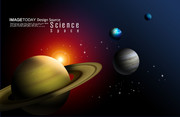 宇宙行星PSD分层素材