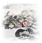 古典荷花画