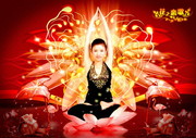 梦幻炫丽背景 美女图片
