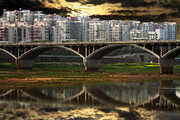 长沙图片 湘江一桥风景
