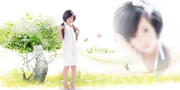 原创女孩写真样片模板