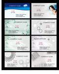 名片设计模板矢量图