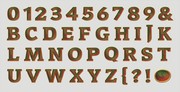 英文字母字体一套