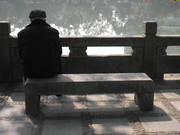 老人图片 人物背影图片 
