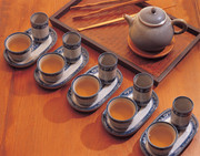茶具图片素材 一排茶杯图片