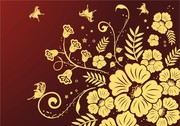 精美花朵背景素材