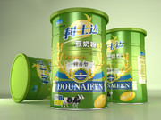 利士达豆奶粉包装罐设计