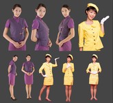 服务行业美女图片