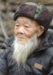 白须老人图片 慈祥老人摄影