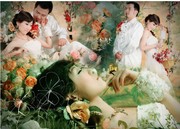 蝴蝶梦婚纱模板 恩爱情侣图片
