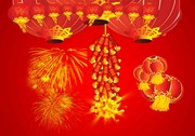 春节素材 大红灯笼图片