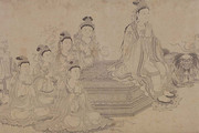 维摩演教图全卷 李公麟线描作品