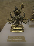 大白伞盖佛母像 铜鎏金佛像摄影