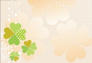 四叶草图片 清爽布纹底图