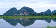 高山风景图 大山水中倒影美景