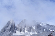 雪山摄影照片 