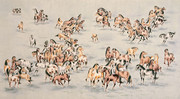 百骏图大图 高清百马图