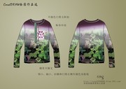 休闲迷彩服装设计图 