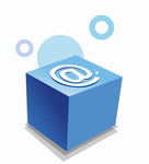 蓝色BOX盒子图片