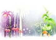 植物插画图片素材 唯美手机墙纸