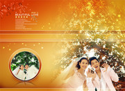 影楼结婚相册模板PSD