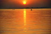 海边落日图片 大海夕阳美景素材 